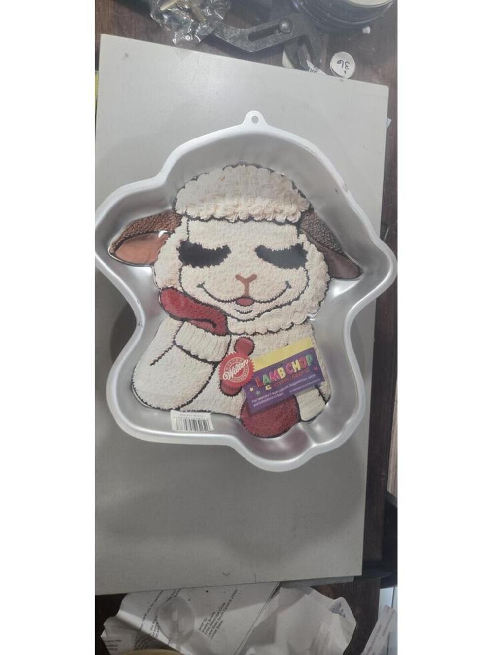 Wilton Lamb Chop Cake Pan Vtg 1993 2105-8468